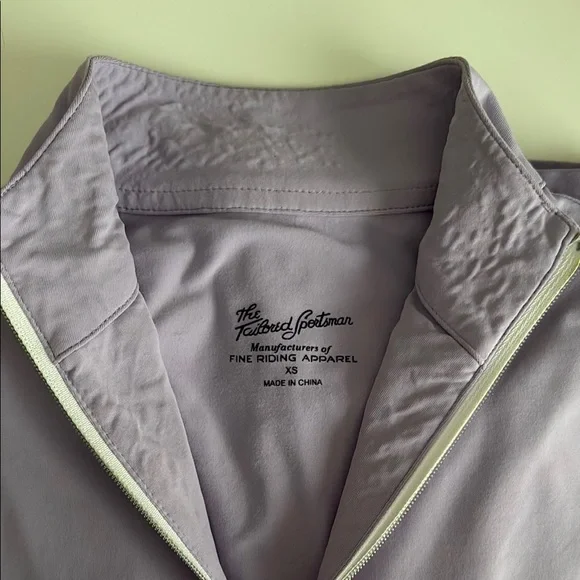 The Tailored Sportsman Icefil Sunshirt Orchid with Silver Zipper XS - Picture 11 of 13